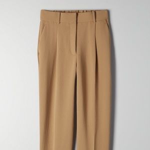 Wilfred Aritzia Dashwood Pant in Tannin Size 4, NWOT